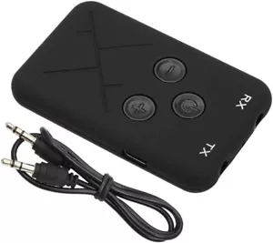 2-in-1 Bluetooth Transmitter & Receiver Adapter Stereo Audio 3.5mm AUX for TV - Picture 1 of 12