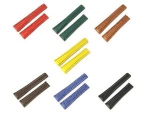 GENUINE SHARKSKIN WATCH STRAP FOR BREITLING DEPLOYMENT CLASP 20/18 MM, 22/18 MM - Picture 1 of 15