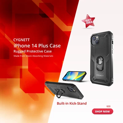 Funda protectora resistente para teléfono Apple iPhone 14 Plus GIFT30 ON CY17 Foto 1 de 4