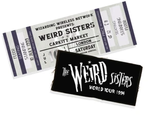 Accio! Box/Magic Delivered Weird Sisters Concert Tour Ticket & Patch Replica NEW - Picture 1 of 3