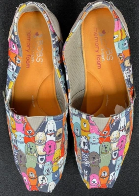 ZAPATOS PLANOS SIN CORDONES BOBS PARA PERROS SKECHERS ESPUMA VISCOELÁSTICA TALLA 10 Foto 1 de 4