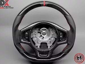 Lotus Evora S 400 GT410 GT430 Red Ring Alcantara Small Carbon Steering Wheel v2 - Picture 1 of 24