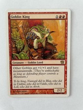 MTG 9TH EDITION GOBLIN KING NM MAGIC THE GATHERING RARE RED CREATURE ENGLISH