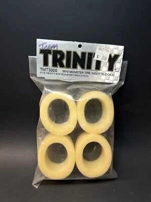 Vintage Team Trinity TMT 3000 Mini Monster Pneus Inserções de Espuma NOS no Pacote - Imagem 1 de 3