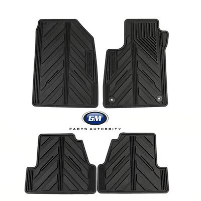 2013-2022 Buick Encore All Weather Floor Mats 42364956 Black Front & Rear OEM GM - Image 1 of 4