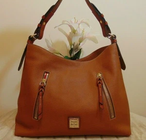 Dooney & Bourke Pebble Grain Cooper Hobo Schultertasche große Handtasche - Bild 1 von 12