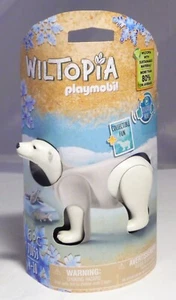 PLAYMOBIL 71053 Wiltopia - Eisbär 3 Fische Schnee Tier-Wissenskarte  NEU  - Picture 1 of 2