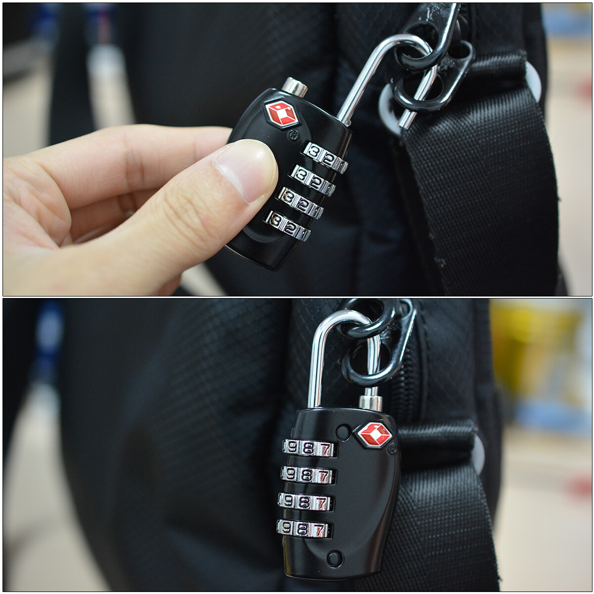 32 Pack 3 Digit Mini Wire Rope Luggage Locker Locks 32 Pack Combination ...