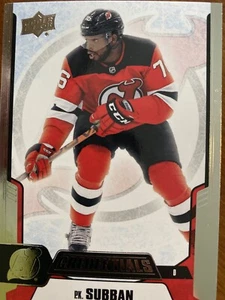 19-20 UD Credentials Hockey 45 P.K. Subban - Picture 1 of 2