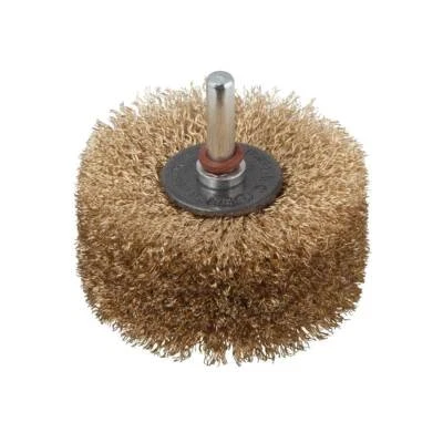 wolfcraft Holz Struktur Bürste Ø 80mm Aufsatz für Bohrmaschinen - Bild 1 von 4