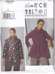 Chaqueta holgada Vogue patrón de costura V9230 March Tilton Misses talla 6-14 - Imagen 1 de 2