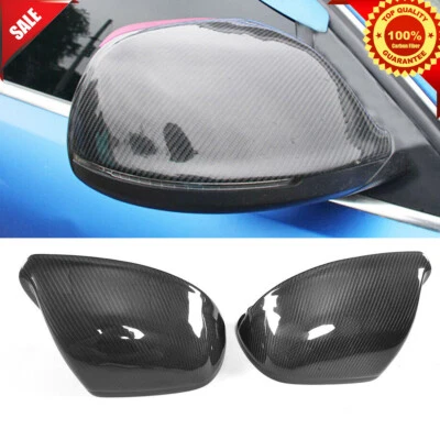 Cubierta de espejo lateral de fibra de carbono para Audi Q5 SQ5 09-17 Q7 SQ7 09-15 con asistencia de carril Foto 1 de 4