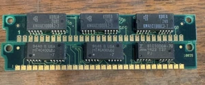 2 x 1MB 30-Pin 3-Chip 70ns FPM SIMM Memory RAM 2MB Vintage PC 286 386 *Tested* - Picture 1 of 3