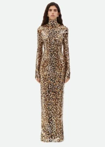 Bottega Veneta Printed Sequins Pailettes Maxi Dress NWT $8700 Pristine - Picture 1 of 9