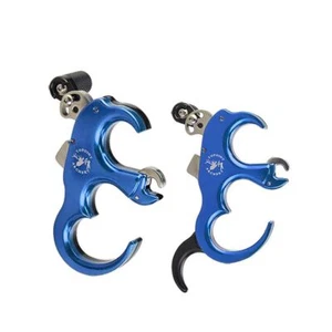 TP420 Archery Release Aid 3/4Fingers Switching Thumb Trigger Compound Bow Target - Picture 1 of 25
