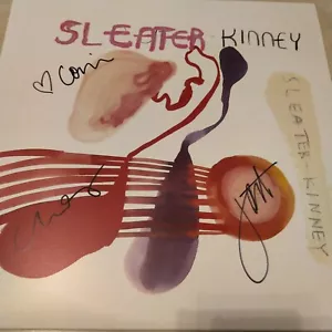SIGNED Sleater Kinney - one beat vinyl LP autograph signed by band - Picture 1 of 3