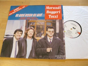 Maxi Single LP Morandi Ruggeri Tozzi Si Puo Dare Di Piu Vinyl CGD 608 948 - Picture 1 of 2