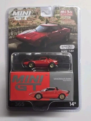 MINI GT MiJO Exclusives Lancia Stratos HF Stradale Rosso