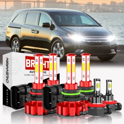 Para For Honda Odyssey 2005 2006-2008 2009 2010-faro LED + luces antiniebla - Image 1 of 4