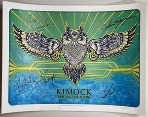 STEVE KIMOCK 2016 SPRING TOUR *SIGNED* (FULL BAND) Concert Tour Gig Poster RARE - Picture 1 of 12