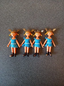 Lot 4 Werbefiguren ANTAR Gauloise 60er Jahre Öl Essenz - Bild 1 von 3