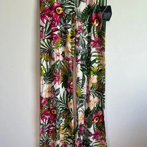 NWT  Small  Michael Lauren Tropical floral print pants #floralpants - Picture 1 of 4