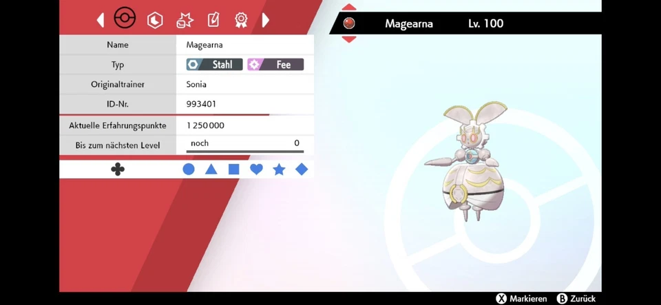 Shiny Zytomega Pokemon Schwert Schild LVL 100 6DV