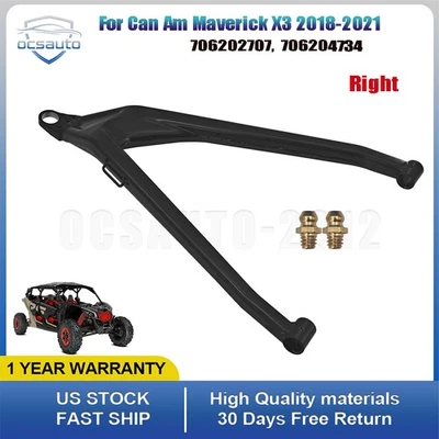For Can Am Maverick X3 72" Lower Right Passenger Control Arm 706202707 2018-2021 Foto 1 de 4