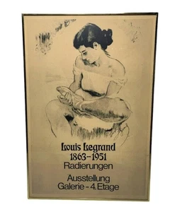 1863-1951 Louis Legrand Radierungen Ausstellung Galerie Ballerina Lithograph Art - Picture 1 of 4