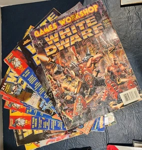 10 White Dwarf Magazines Various Issues In A Lot O.O.P. Games Workshop - Picture 1 of 21