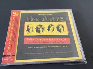 THE DOORS WHEN THINGS WERE STRANGE JAPANESE CD ALBUM WITH OBI STRIP LIVE 1970.J1 - Picture 1 of 2