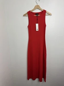 Me+Em Ultimate Vest Midi Dress UK 6 Red New With Tags - Picture 1 of 10