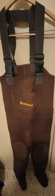 Lacrosse Neoprene Size Small Waders Model 19068  Stocking Feet Brown  - Image 1 of 4