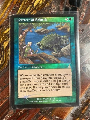 PATTERN OF REBIRTH   rare Foil  1999 Urza's Destiny MTG  Magic The Gathering - Image 1 of 4