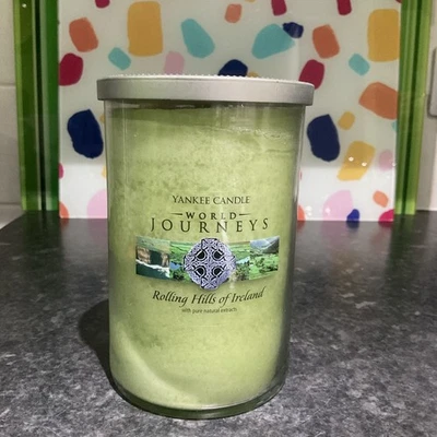 Yankee Candle  Rolling Hills of Ireland  2 Wick  Large Tumbler 566g  - Image 1 of 4