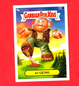 2022 Garbage Pail Kids Book Worms Gross Adaptations "BF GENO" #12 Sticker Card - Picture 1 of 2