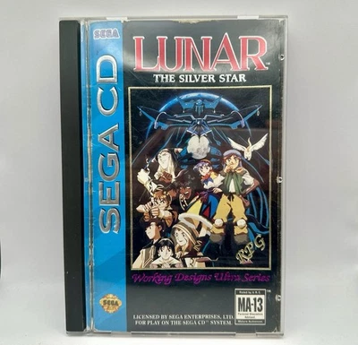 Lunar: The Silver Star (Sega CD, 1993) CIB Complete w/ Manual Reg Card - Image 1 of 4