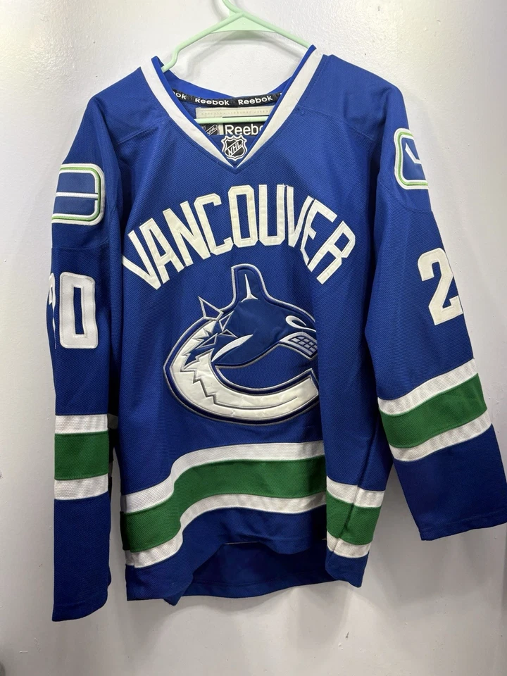 Camiseta deportiva NHL Reebok Vancouver Canucks Chris Higgins para hombre talla 48 hecha en Canadá Foto 1 de 4