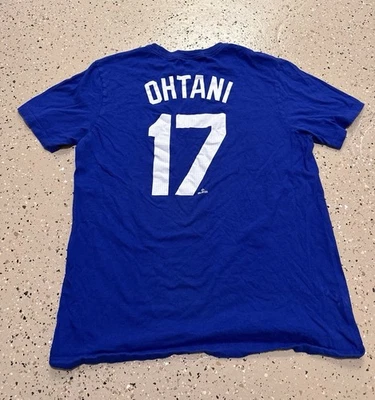 Camiseta Nike Dodgers Shohei Ohtani #17 Azul Blanco MLB LA Camiseta de Béisbol Talla M Foto 1 de 4