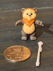 Star Wars 1985 Ewoks Cartoon WICKET W WARRICK w/ Coin 1985 & Spear No-Repro - Picture 1 of 10