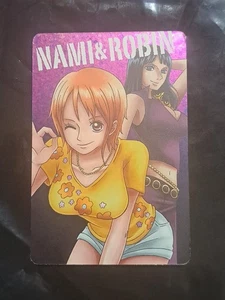 Nami/Robin One Piece 2011 Caramel Popcorn 3 #022 Japanese Plastic Card Rare - Bild 1 von 10
