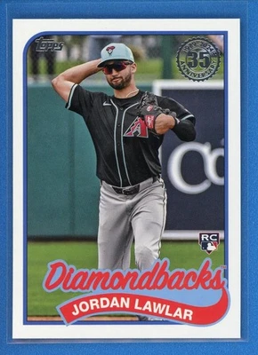 2024 Topps Update Series 1989 Topps #89US-40 Jordan Lawlar Rookie RC - Image 1 of 2