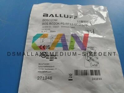 1 pieza Nuevo EN CAJA BALLUFF BOS R020K-PS-RF11-00,2-S49 BOSR020K-PS-RF11-00,2-S49 Foto 1 de 4