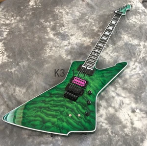 E-1 FR S Special Edition Electric Guitar Green Mahogany Body Floyd Rose Bridge - Picture 1 of 8