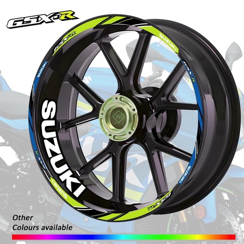 SUZUKI Motorcycle Wheel Rim stripes Stickers GSXR 600 750 1000 RR Gixxer SRAD