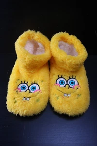 Bob Esponja Cabeza de Esponja Zapatillas Niños Zapatillas Amarillo Acogedor Squarepants - Imagen 1 de 5