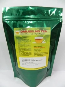 Organic Darjeeling Tea (FIRST FLUSH 2025) SFTGFOP I SPRING FLUSH TEA 400 gms - Picture 1 of 4