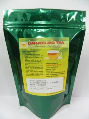 Organic Darjeeling Tea (FIRST FLUSH 2025) SFTGFOP I SPRING FLUSH TEA 400 gms  - Image 1 of 4