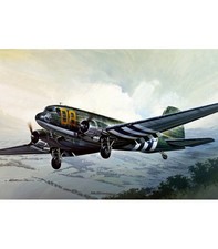 Douglas Dakota C-47 1:144 Bombardieri della WWII aereo Atlas Diecast