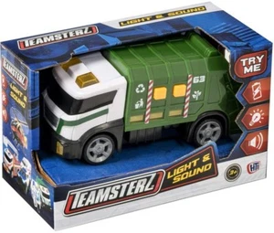 Teamsterz Garbage Rubbish Truck Toy Light And Sound Recycling Vehicle Kids Gift - Picture 1 of 7
